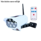 מנורת תאורה סולארית בצורת מצלמת אבטחה